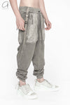 Boris Bidjan Saberi functional 8-point sports casual pants P18 series F0406C-HUIZONG gray brown